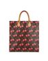 Murakami Sac Plat Cherry Print, back view